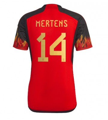 Belgie Dries Mertens #14 Domácí Dres MS 2022 Krátkým Rukávem