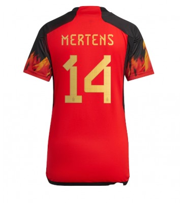 Belgie Dries Mertens #14 Domácí Dres pro Dámy MS 2022 Krátkým Rukávem