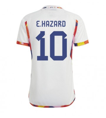 Belgie Eden Hazard #10 Venkovní Dres MS 2022 Krátkým Rukávem