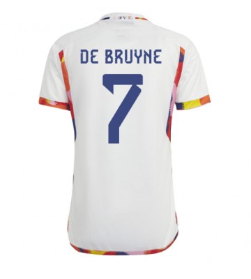 Belgie Kevin De Bruyne #7 Venkovní Dres MS 2022 Krátkým Rukávem