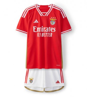 Benfica Domácí dres komplet pro Děti 2023-24 Krátkým Rukávem (+ Krátké kalhoty)