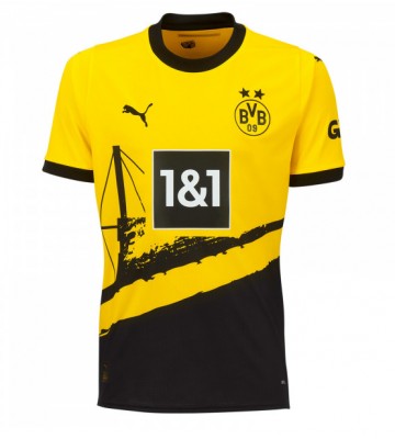 Borussia Dortmund Domácí Dres pro Dámy 2023-24 Krátkým Rukávem