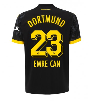 Borussia Dortmund Emre Can #23 Venkovní Dres 2023-24 Krátkým Rukávem