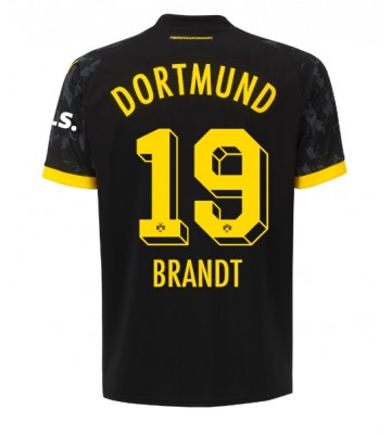 Borussia Dortmund Julian Brandt #19 Venkovní Dres 2023-24 Krátkým Rukávem