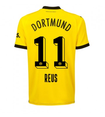 Borussia Dortmund Marco Reus #11 Domácí Dres 2023-24 Krátkým Rukávem