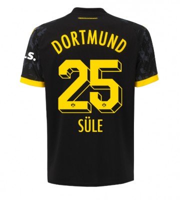 Borussia Dortmund Niklas Sule #25 Venkovní Dres 2023-24 Krátkým Rukávem