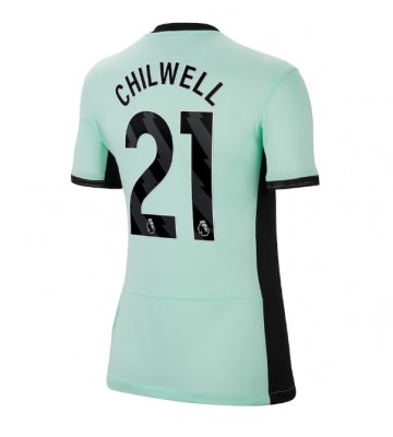 Chelsea Ben Chilwell #21 Alternativní Dres pro Dámy 2023-24 Krátkým Rukávem