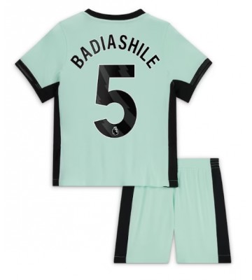 Chelsea Benoit Badiashile #5 Alternativní dres komplet pro Děti 2023-24 Krátkým Rukávem (+ Krátké kalhoty)