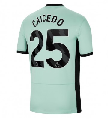 Chelsea Moises Caicedo #25 Alternativní Dres 2023-24 Krátkým Rukávem