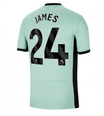 Chelsea Reece James #24 Alternativní Dres 2023-24 Krátkým Rukávem