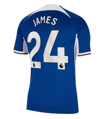 Chelsea Reece James #24 Domácí Dres 2023-24 Krátkým Rukávem