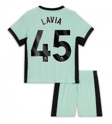Chelsea Romeo Lavia #45 Alternativní dres komplet pro Děti 2023-24 Krátkým Rukávem (+ Krátké kalhoty)