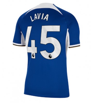 Chelsea Romeo Lavia #45 Domácí Dres 2023-24 Krátkým Rukávem