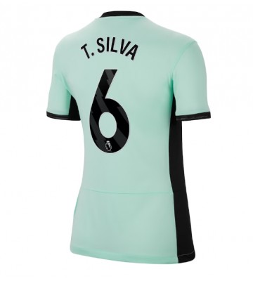 Chelsea Thiago Silva #6 Alternativní Dres pro Dámy 2023-24 Krátkým Rukávem