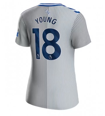 Everton Ashley Young #18 Alternativní Dres pro Dámy 2023-24 Krátkým Rukávem