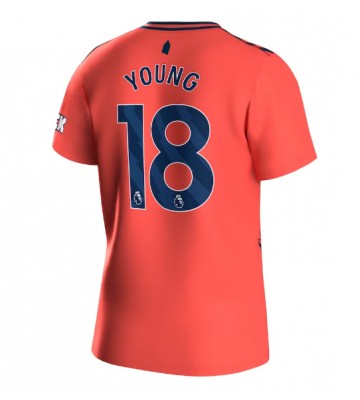 Everton Ashley Young #18 Venkovní Dres 2023-24 Krátkým Rukávem