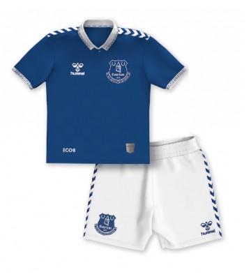 Everton Domácí dres komplet pro Děti 2023-24 Krátkým Rukávem (+ Krátké kalhoty)