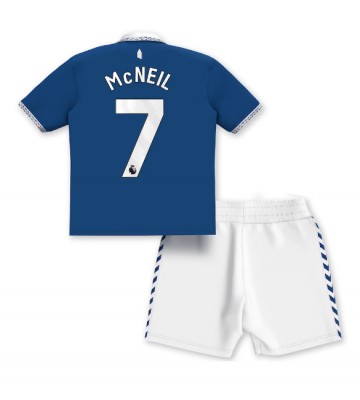 Everton Dwight McNeil #7 Domácí dres komplet pro Děti 2023-24 Krátkým Rukávem (+ Krátké kalhoty)