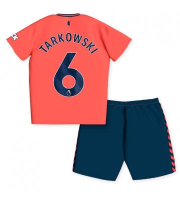 Everton James Tarkowski #6 Venkovní dres komplet pro Děti 2023-24 Krátkým Rukávem (+ Krátké kalhoty)