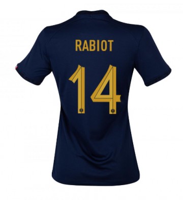 Francie Adrien Rabiot #14 Domácí Dres pro Dámy MS 2022 Krátkým Rukávem