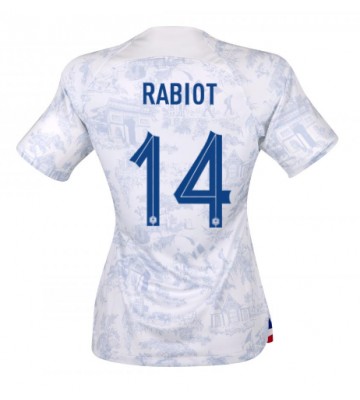 Francie Adrien Rabiot #14 Venkovní Dres pro Dámy MS 2022 Krátkým Rukávem
