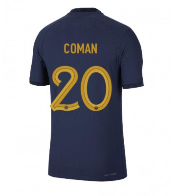 Francie Kingsley Coman #20 Domácí Dres MS 2022 Krátkým Rukávem