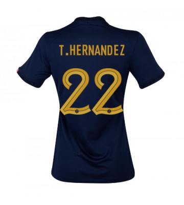 Francie Theo Hernandez #22 Domácí Dres pro Dámy MS 2022 Krátkým Rukávem
