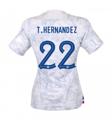 Francie Theo Hernandez #22 Venkovní Dres pro Dámy MS 2022 Krátkým Rukávem