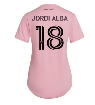 Inter Miami Jordi Alba #18 Domácí Dres pro Dámy 2023-24 Krátkým Rukávem