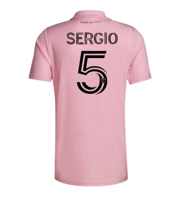 Inter Miami Sergio Busquets #5 Domácí Dres 2023-24 Krátkým Rukávem