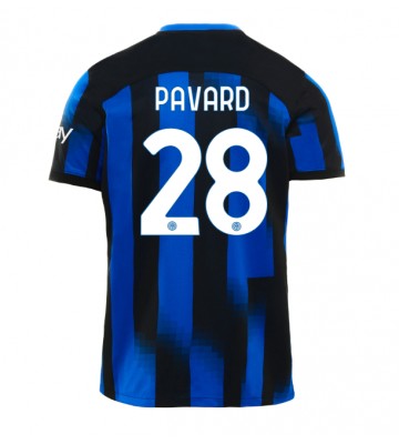 Inter Milan Benjamin Pavard #28 Domácí Dres 2023-24 Krátkým Rukávem