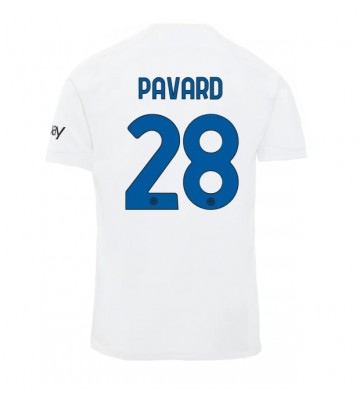 Inter Milan Benjamin Pavard #28 Venkovní Dres 2023-24 Krátkým Rukávem