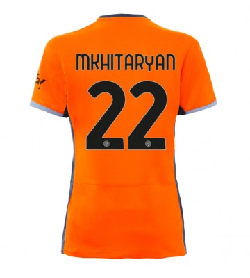 Inter Milan Henrikh Mkhitaryan #22 Alternativní Dres pro Dámy 2023-24 Krátkým Rukávem