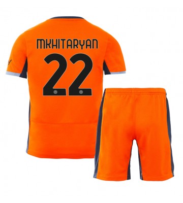Inter Milan Henrikh Mkhitaryan #22 Alternativní dres komplet pro Děti 2023-24 Krátkým Rukávem (+ Krátké kalhoty)