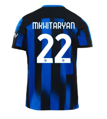 Inter Milan Henrikh Mkhitaryan #22 Domácí Dres 2023-24 Krátkým Rukávem