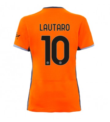 Inter Milan Lautaro Martinez #10 Alternativní Dres pro Dámy 2023-24 Krátkým Rukávem