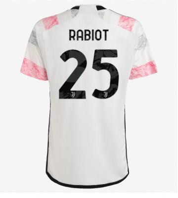 Juventus Adrien Rabiot #25 Venkovní Dres 2023-24 Krátkým Rukávem