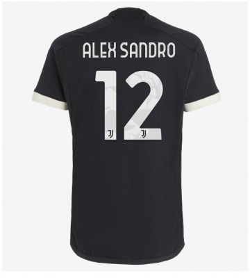 Juventus Alex Sandro #12 Alternativní Dres 2023-24 Krátkým Rukávem