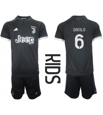 Juventus Danilo Luiz #6 Alternativní dres komplet pro Děti 2023-24 Krátkým Rukávem (+ Krátké kalhoty)