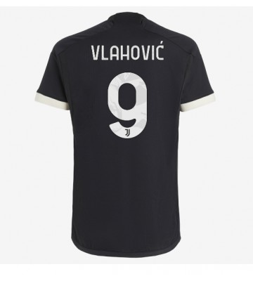 Juventus Dusan Vlahovic #9 Alternativní Dres 2023-24 Krátkým Rukávem