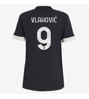 Juventus Dusan Vlahovic #9 Alternativní Dres pro Dámy 2023-24 Krátkým Rukávem