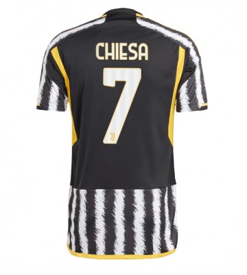 Juventus Federico Chiesa #7 Domácí Dres 2023-24 Krátkým Rukávem