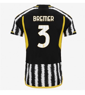 Juventus Gleison Bremer #3 Domácí Dres 2023-24 Krátkým Rukávem