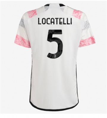 Juventus Manuel Locatelli #5 Venkovní Dres 2023-24 Krátkým Rukávem