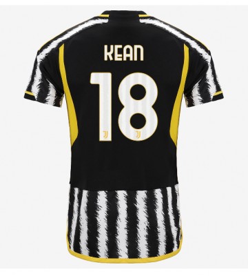 Juventus Moise Kean #18 Domácí Dres 2023-24 Krátkým Rukávem