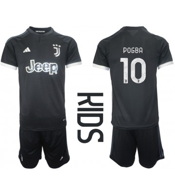 Juventus Paul Pogba #10 Alternativní dres komplet pro Děti 2023-24 Krátkým Rukávem (+ Krátké kalhoty)