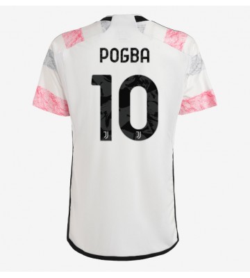 Juventus Paul Pogba #10 Venkovní Dres 2023-24 Krátkým Rukávem