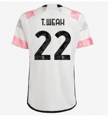 Juventus Timothy Weah #22 Venkovní Dres 2023-24 Krátkým Rukávem