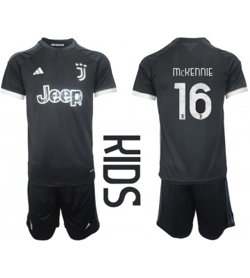 Juventus Weston McKennie #16 Alternativní dres komplet pro Děti 2023-24 Krátkým Rukávem (+ Krátké kalhoty)