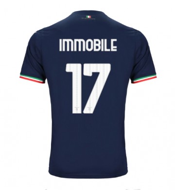 Lazio Ciro Immobile #17 Venkovní Dres 2023-24 Krátkým Rukávem